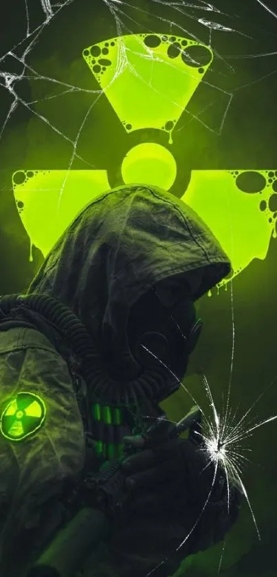 Green Organism Gesture Live Wallpaper