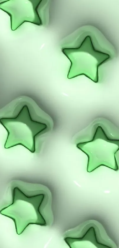 Mint green wallpaper with star pattern for mobile.