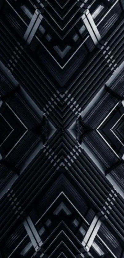 Grey Parallel Symmetry Live Wallpaper