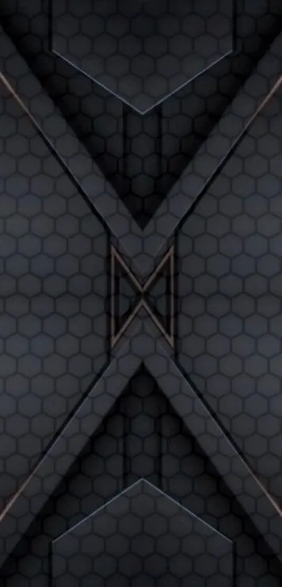 Grey Silver Symmetry Live Wallpaper