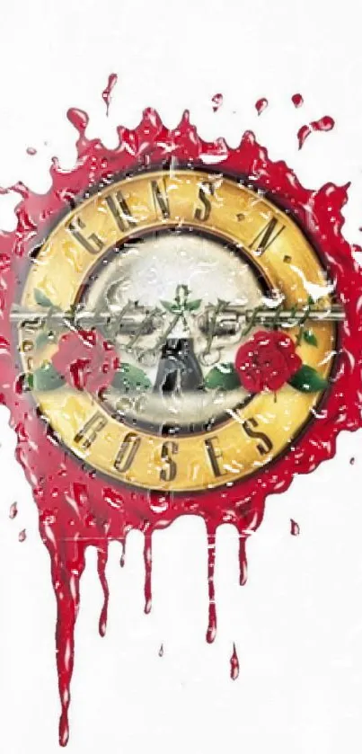 Guns N' Roses band logo with red design.