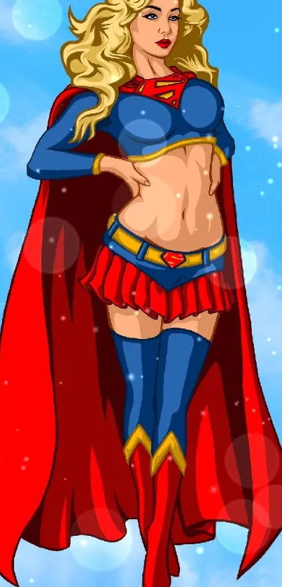 comics super girl Live Wallpaper
