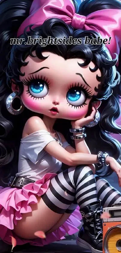 Hairstyle Toy Doll Live Wallpaper