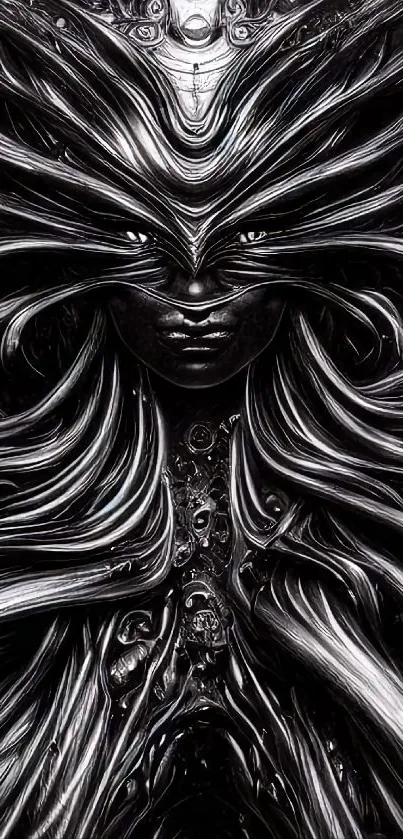 Head Black Art Live Wallpaper