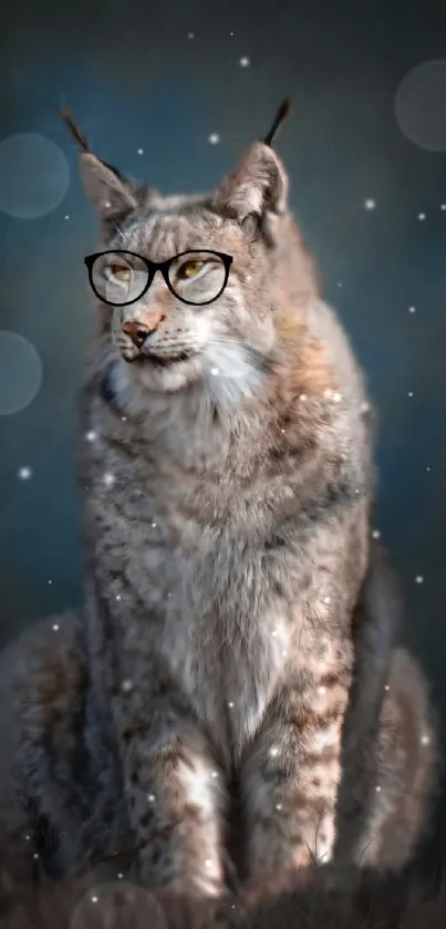 Head Glasses Cat Live Wallpaper