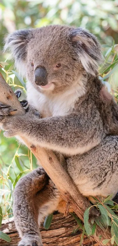 Head Koala Plant Live Wallpaper