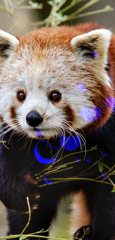 Head Plant Red Panda Live Wallpaper