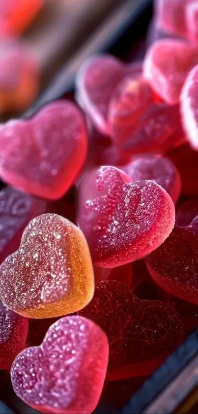 Heart Red Candy Live Wallpaper