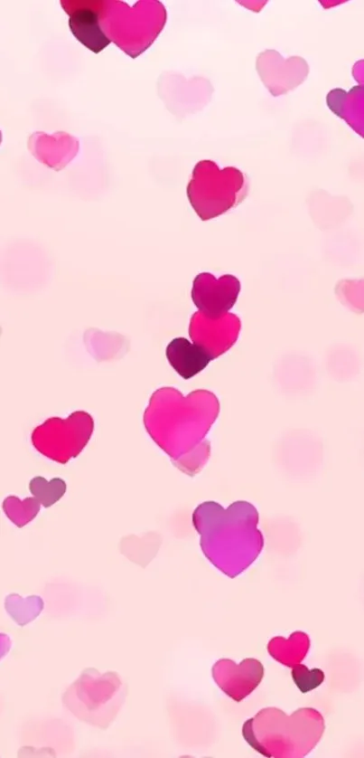 Heart Red Pink Live Wallpaper