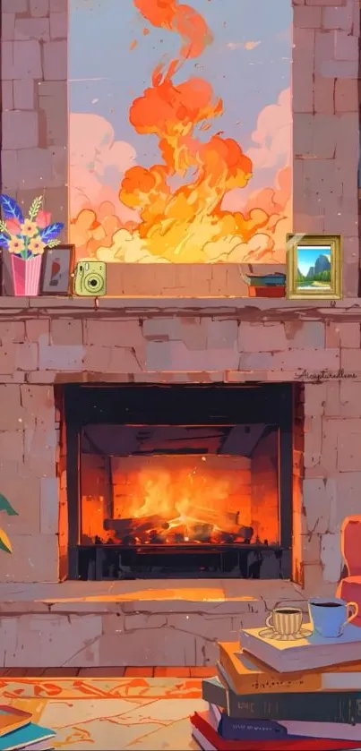 Hearth Fire Flame Live Wallpaper