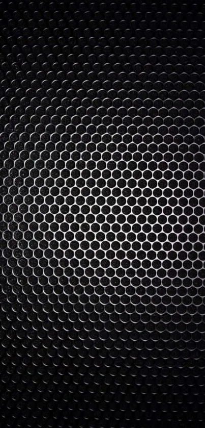 Hexagonal pattern in dark tones creating a stunning visual effect.