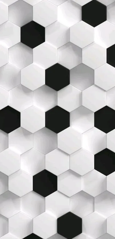 Gray and black hexagonal geometric wallpaper for mobile phones.