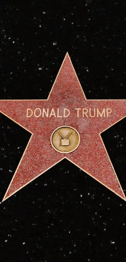 Mobile wallpaper featuring a Hollywood star on a black background.