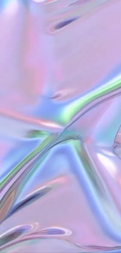 Holographic abstract design with vibrant colors