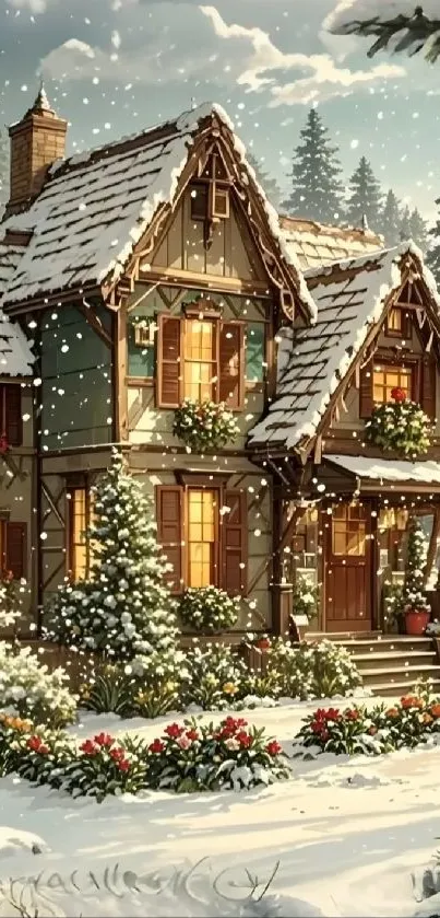 Home Winter Christmas Decoration Live Wallpaper