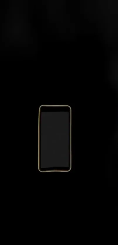 Black and gold wallpaper with rotate phone reminder.