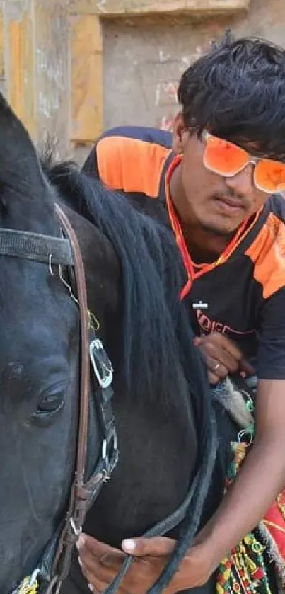 Horse Glasses Vision Care Live Wallpaper