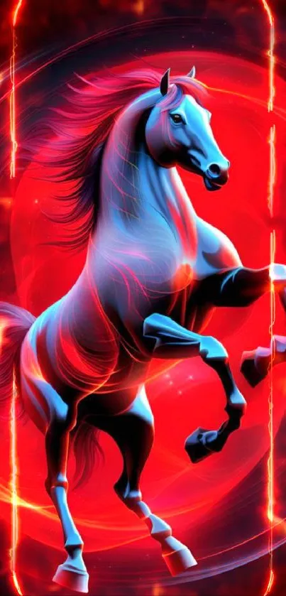 Horse Light Organism Live Wallpaper