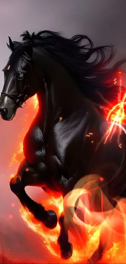 Horse Organism Art Live Wallpaper