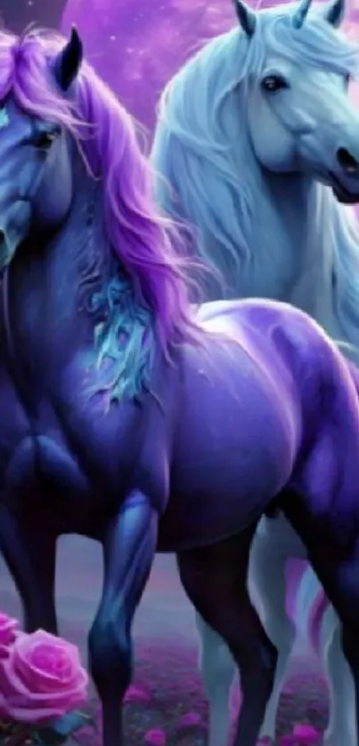 Horse Purple Toy Live Wallpaper