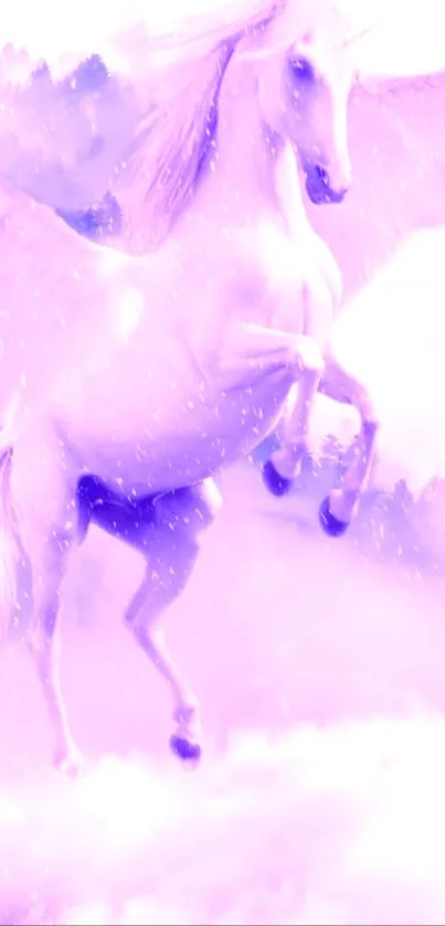 Horse Toy Purple Live Wallpaper