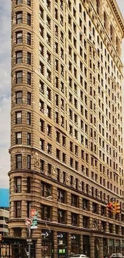 Flatiron Building in New York mobile wallpaper.