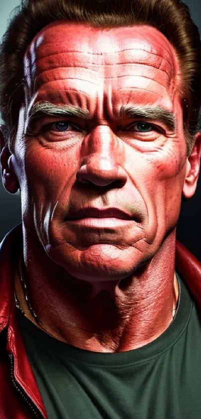 Dynamic male character with intense expression in high definition artwork.