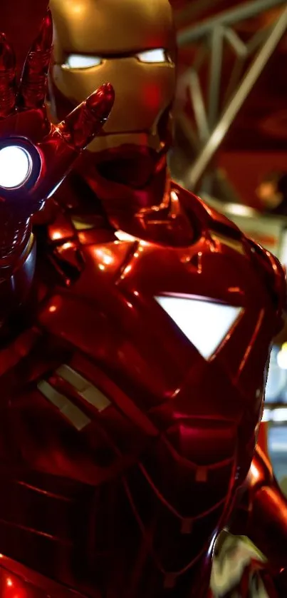 Iron Man Automotive Lighting Mecha Live Wallpaper