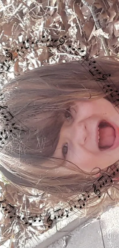 Child playing in water wearing superhero shirt outside.