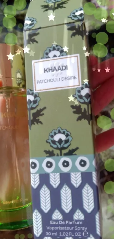 Khaadi Patchouli Desire perfume with elegant packaging.