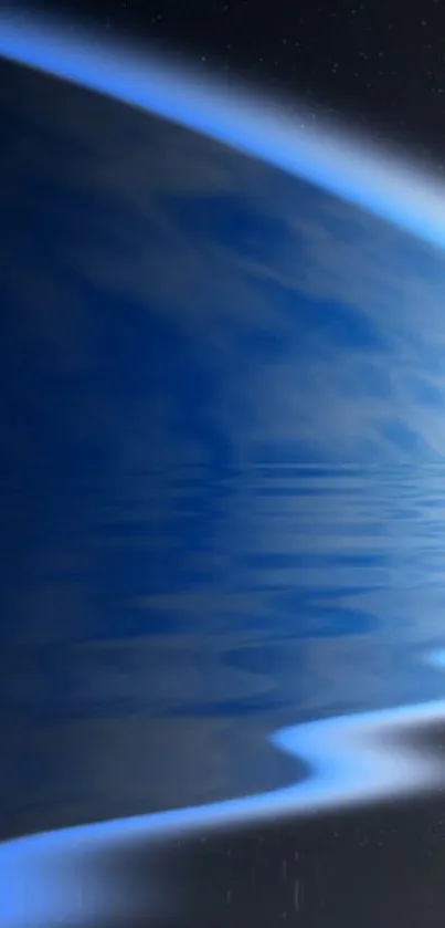 Landscape Astronomy Blue Live Wallpaper