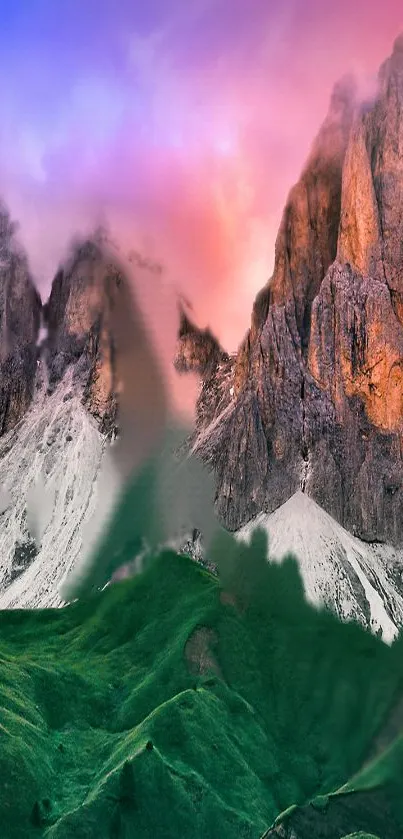 Landscape Mountain Cloud Live Wallpaper