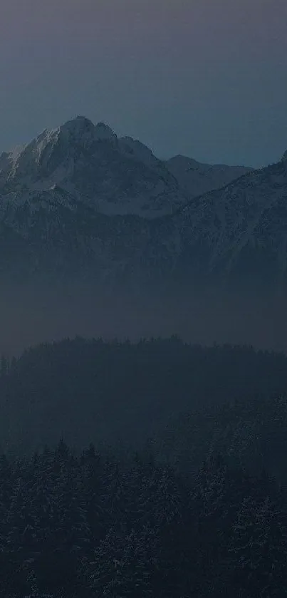 Landscape Mountain Fog Live Wallpaper