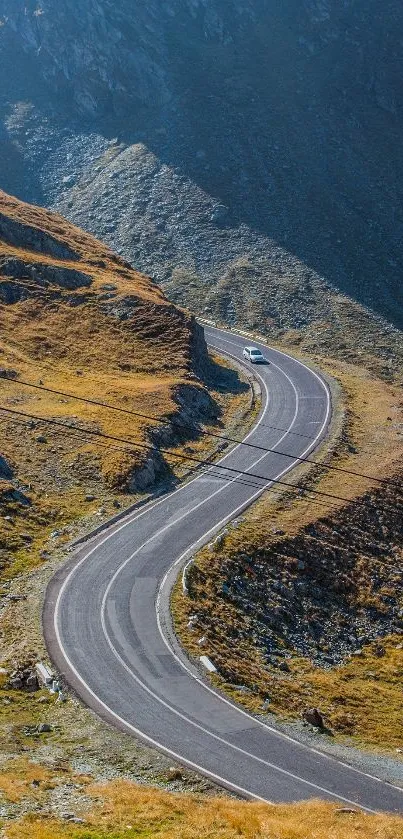 Landscape Mountain Road Live Wallpaper