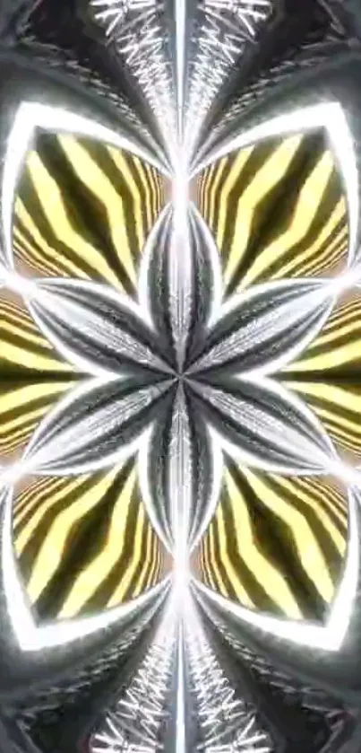 Leaf Symmetry Pattern Live Wallpaper