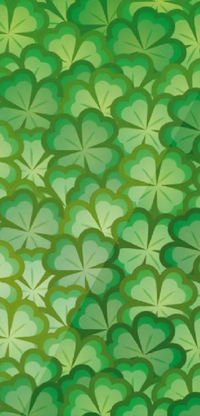 Colorful St. Patrick's Day wallpaper with leprechauns and rainbows.