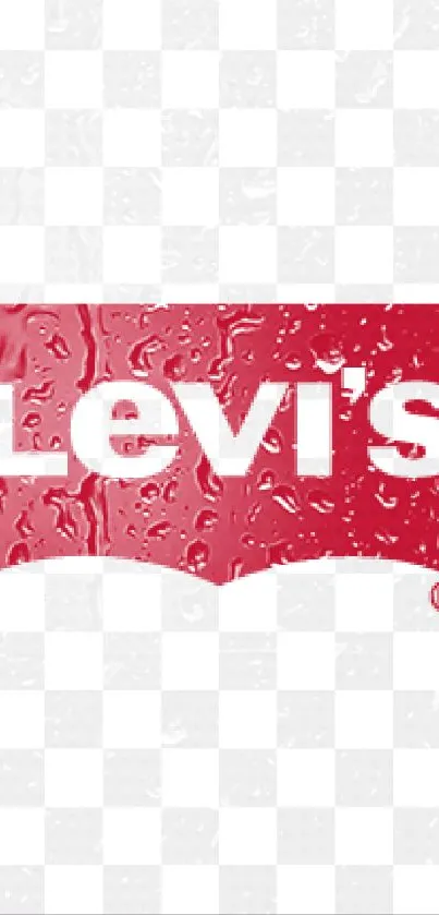 Levi's logo on a transparent background for mobile wallpaper.