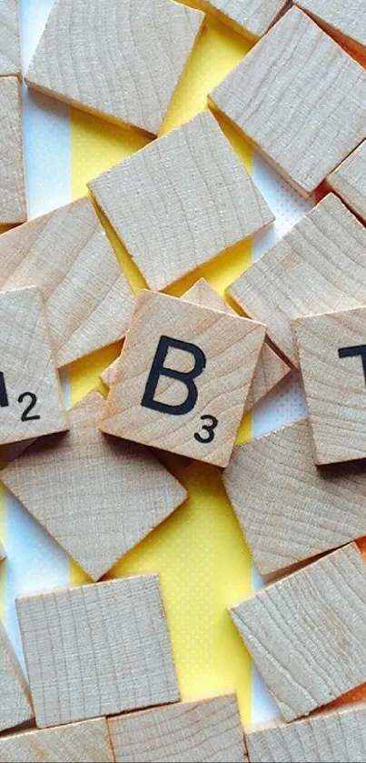LGBTQ scrabble tiles on a colorful, textured background.