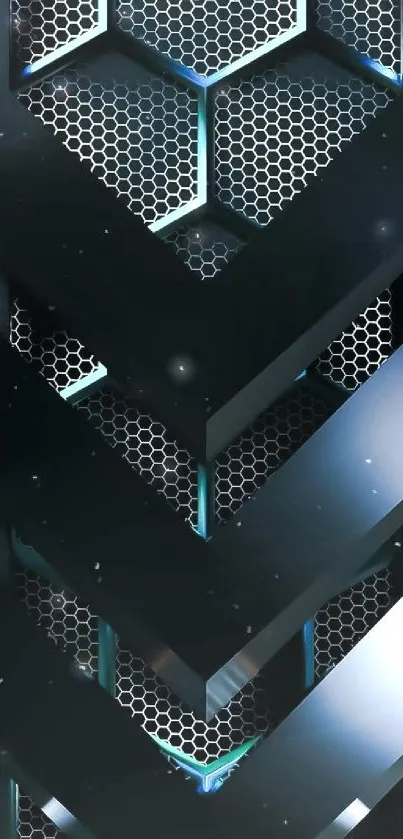 Light Building Blue Live Wallpaper