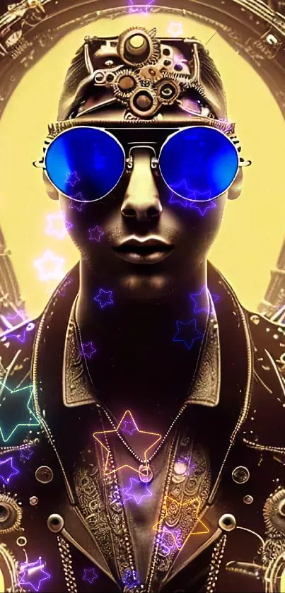 Light Eyewear Purple Live Wallpaper