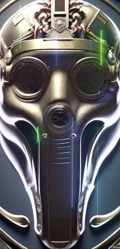 Light Gas Mask Helmet Live Wallpaper