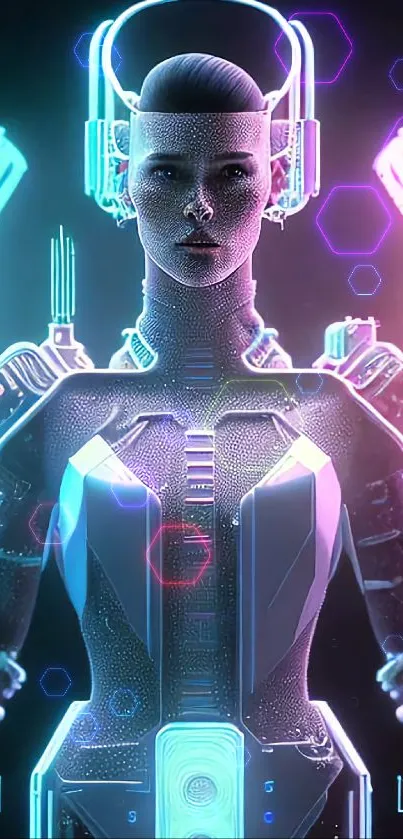 Light Human Purple Live Wallpaper