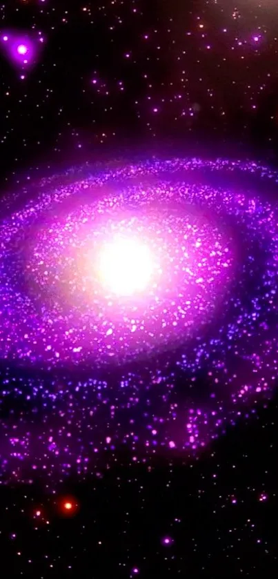 Light Purple Galaxy Live Wallpaper