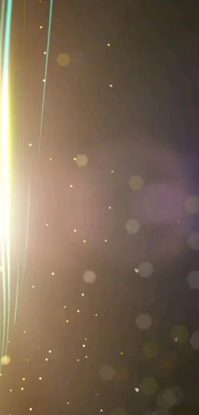 Light Space Lens Flare Live Wallpaper