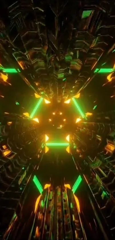 Line Symmetry Technology Live Wallpaper