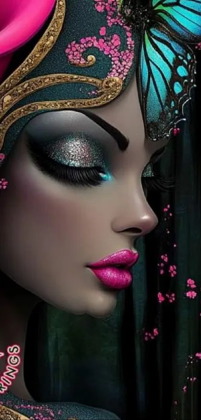 Lips Eyelash Beauty Live Wallpaper