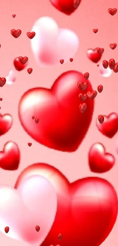 flying  hearts Live Wallpaper