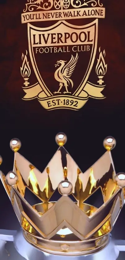 Liverpool Football Club emblem with gold crown.