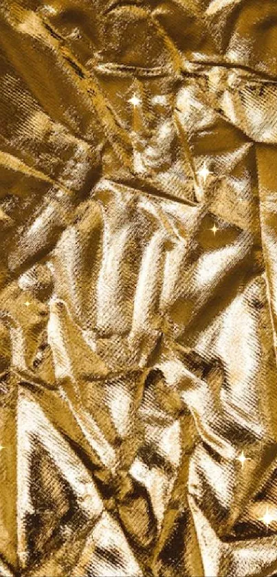 Luxurious gold textured wallpaper for mobile phones.