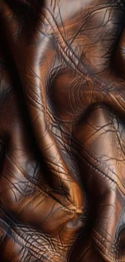 Luxurious leather texture wallpaper with rich patterns.